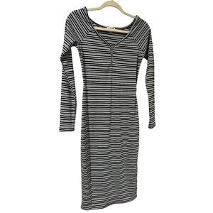Derek & Heart Women's Long Sleeve Midi Dress size S NWT